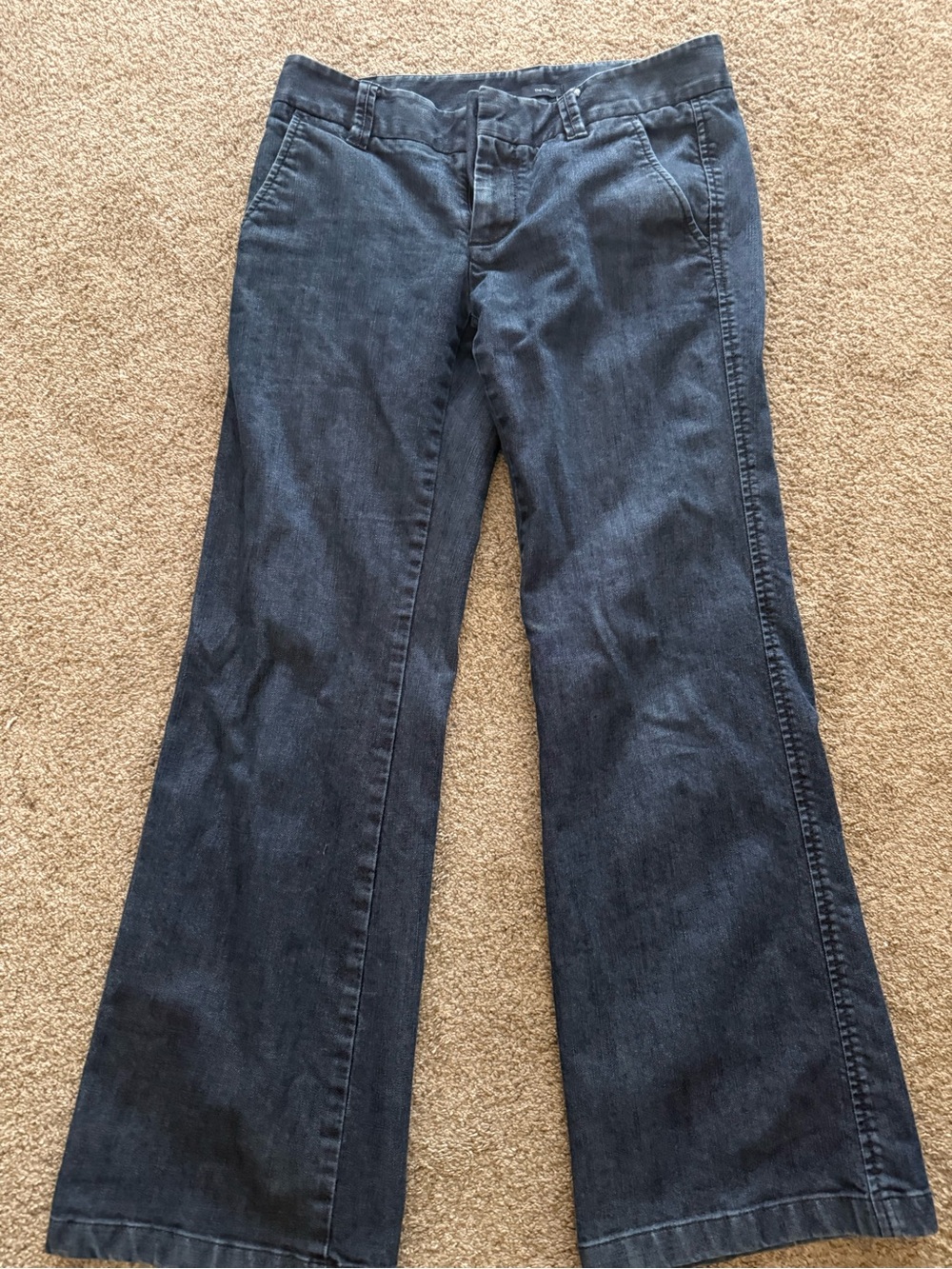 Women’s Dark Blue Wide-Leg Jeans